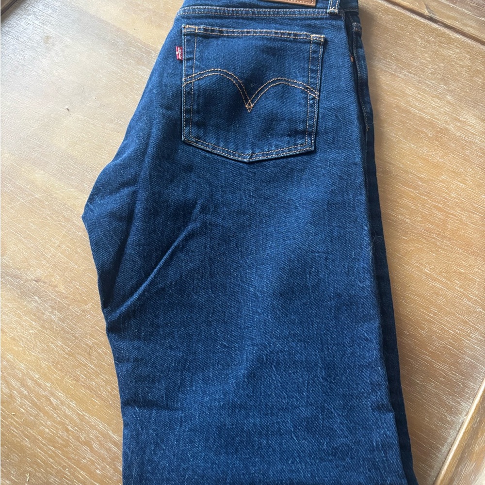 Levi's Men's Dark Blue Straight Jeans